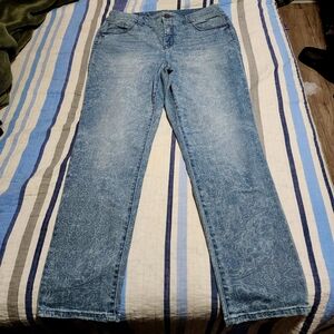 Chico's Denim Blue Straight Leg Jeans